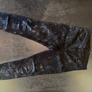 J Brand Women’s Skinny Jeans Black/Grey Design Size 30